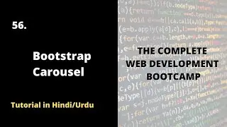 Bootstrap Carousel  | Complete Web Development Bootcamp Course 2022