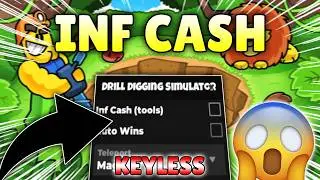 *NEW* Drill Digging Simulator OP Script ( INF CASH, AUTO WIN ) KEYLESS