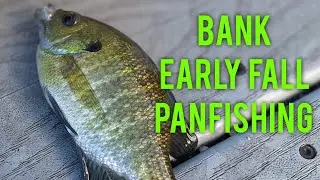 EARLY FALL BANK PANFISHING 