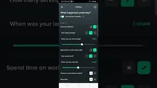 Android WHOOP app - journal bug