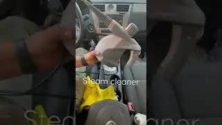 Steam cleaning stubborn dirt 