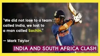 IND vs S.A Battle|Young Indian Talent Beat South Africa/Sourav Ganguly's class Century