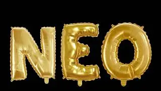 Neo - animation: Personal Name animation, black screen effect, balloon letters