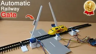 Automatic Railway Gate | Best science Project 2023 | Harish Projects