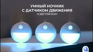 Умный ночник с датчиком движения «Светлячок»