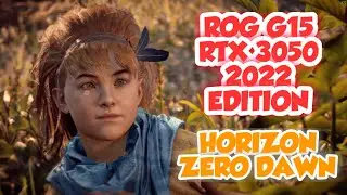 ROG G15 RTX 3050 95 Watt 2022 - horizon zero dawn with MSI Afterburner