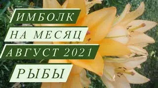 ИМБОЛК. ♓️РЫБЫ♓️. СВЕЧА УДАЧИ. АВГУСТ 2021.