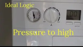 How to lower the pressure on a Ideal combi boiler