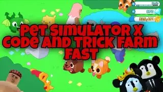 Roblox - PET SIMULATOR X CODE AND TRICK FARM FAST ( Hướng dẫn farm coin và code )