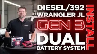 2020+ Diesel / 392 Wrangler Dual Battery System Under Seat Installation Instructions
