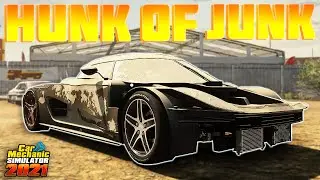 This PIECE of JUNK made me FILTHY RICH - Koenigsegg Agera Restoration - Car Mechanic Simulator 2021