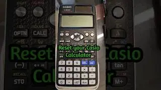 How to reset Casio fx 991 Calculator or Classwiz calculator
