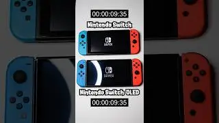 Switch OLED vs Switch - Boot up Speed Comparison! 