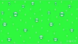 Water Drop Green Screen Effects