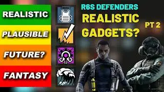 The Realism Tier List Rainbow Six Siege Defenders