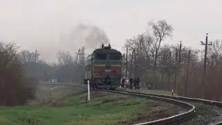 2ТЭ10М-2941А [CFM] Пригородный поезд | Suburban train
