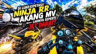 BIKIN MERIANG NINJA RR AKANG MV UDAH SEMBUH,KACAU LE INI MOTOR APA GEROBAK KENCENG BANGET‼️