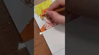 Drawing NARUTO as a DRAGON BALL Character 