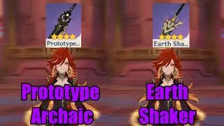 Mavuika R5 Prototype Archaic Vs R5 Earth Shaker || Genshin Impact