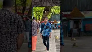 Azhagea unna paarthen..🩵 Temple look🫠