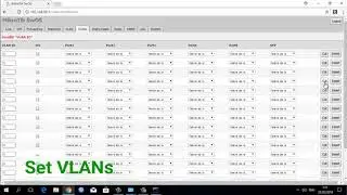 Setting VLANs on RB260GS