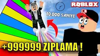 Her Saniye Zıplama Gücüm Artıyor ve Göklere Çıkıyorum! - Panda ile Roblox Ragdoll Jump Race!