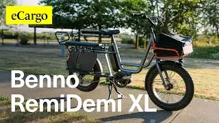 Room for two and more the Benno RemiDemi XL long tail cargo bike #ebike #benno #cargobike