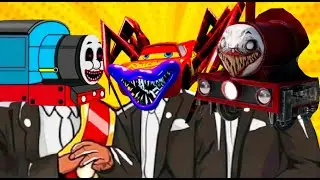 Thomas Train Vs McQueen Eater Vs Choo Choo Charles - Coffin Dance Meme Cover