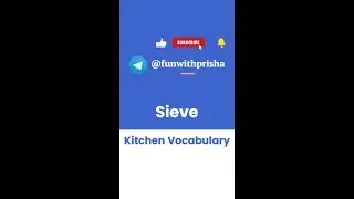Building English Vocabulary - Sieve 