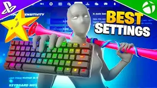 NEW Best Keyboard *SETTINGS* + Sensitivity In Season 4 (Fortnite Tutorial)