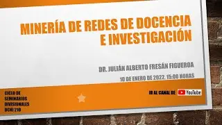 Minería de redes de docencia e investigación