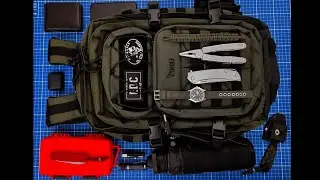 Every day carry atualização 23/07/2021. Meu EDC 2021 na mochila Wolf Cargo em cordura 1000D!