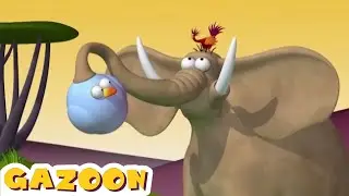 Gazoon | Run, Ostrich, Run! 🦤 Crazy Underground Escape | Funny Animal Cartoons | Cartoon Candy