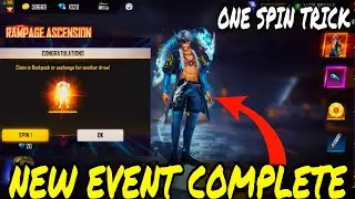 NEW RAMPAGE ACENSION FIST SKIN | AZURE STROM BRINGER BUNDLE GIVEAWAY | FREE FIRE NEW EVENT