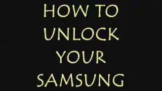 How to unlock ANY Samsung phone from cellphoneunlock.net