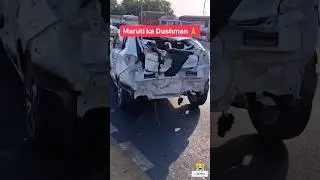 Baleno car road accident 🤯 #shortsfeed #shortsviral #trendingshorts #viralshorts #shorts #car