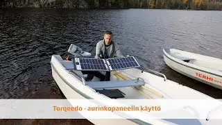 Torqeedo - aurinkopaneelin käyttö
