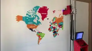 Practical application case of wall printer