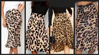 Attractive and catchy Leopard pencil skirts designs ideas for ladies 2k20
