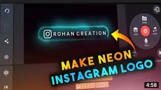 🙏Make neon instagram Logo create.    🙏             5 June 2021