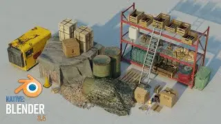 3D Assets Design for Games /// BLENDER 3.4 // FBX, DAE, OBJ, GLB // with UV-MAP // Render Lumion 12