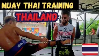 How INTENSE is Muay Thai Training in Thailand? 🇹🇭 Rattachai Muay Thai Gym Phuket