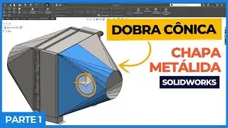 Modelagem de Coifa em Chapa Metálica no SolidWorks: Passo a Passo