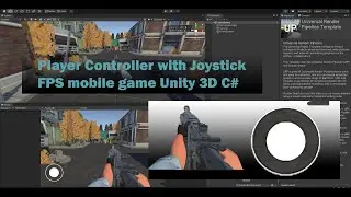 FPS Mobile Game Joystick Player Controller Unity