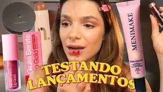 TESTEI SÓ MAKES LANÇAMENTO de embalagemROSA 🎀💅✨