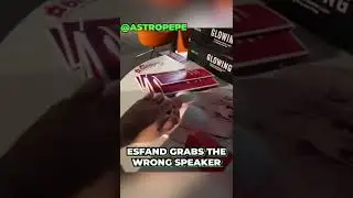 EsfandTv  grabs the wrong speaker 