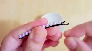 Diy pearl hair pin Decore ✨/How to make pearl pins