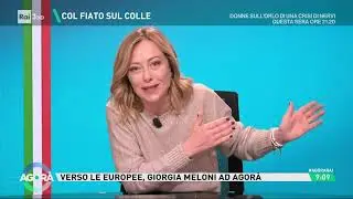 Giorgia Meloni intervistata ad “Agorà”. Collegatevi!