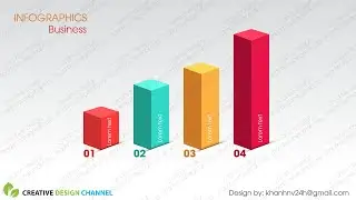 3D Infographics and Graphic Design  | Illustrator CS6 Tutorial