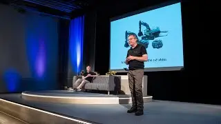 Carl Slotte berättar om Volvos nya grävmaskiner